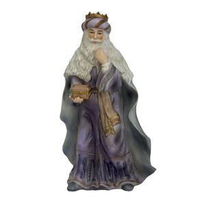 2005 Royal Doulton Holiday Nativity Porcelain Wise Man Figurine King With Crown